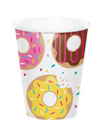 PAPER CUP 9OZ   8CT DONUT TIME