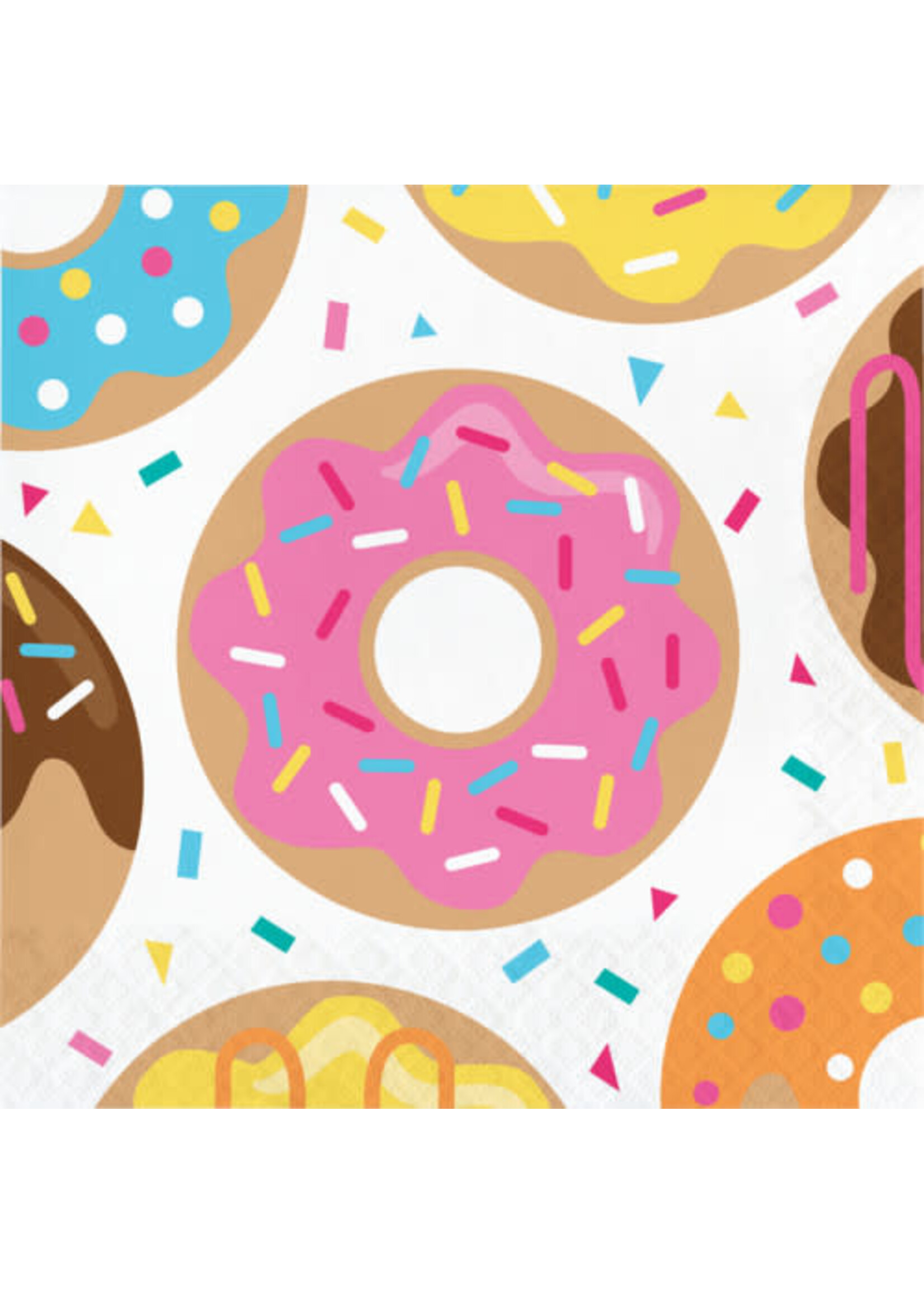 LUNCH NAPKINS 16CT 2P DONUT TIME