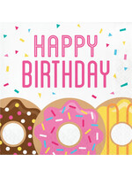 LUNCH NAPKINS 16CT 2P DONUT TIME HBD