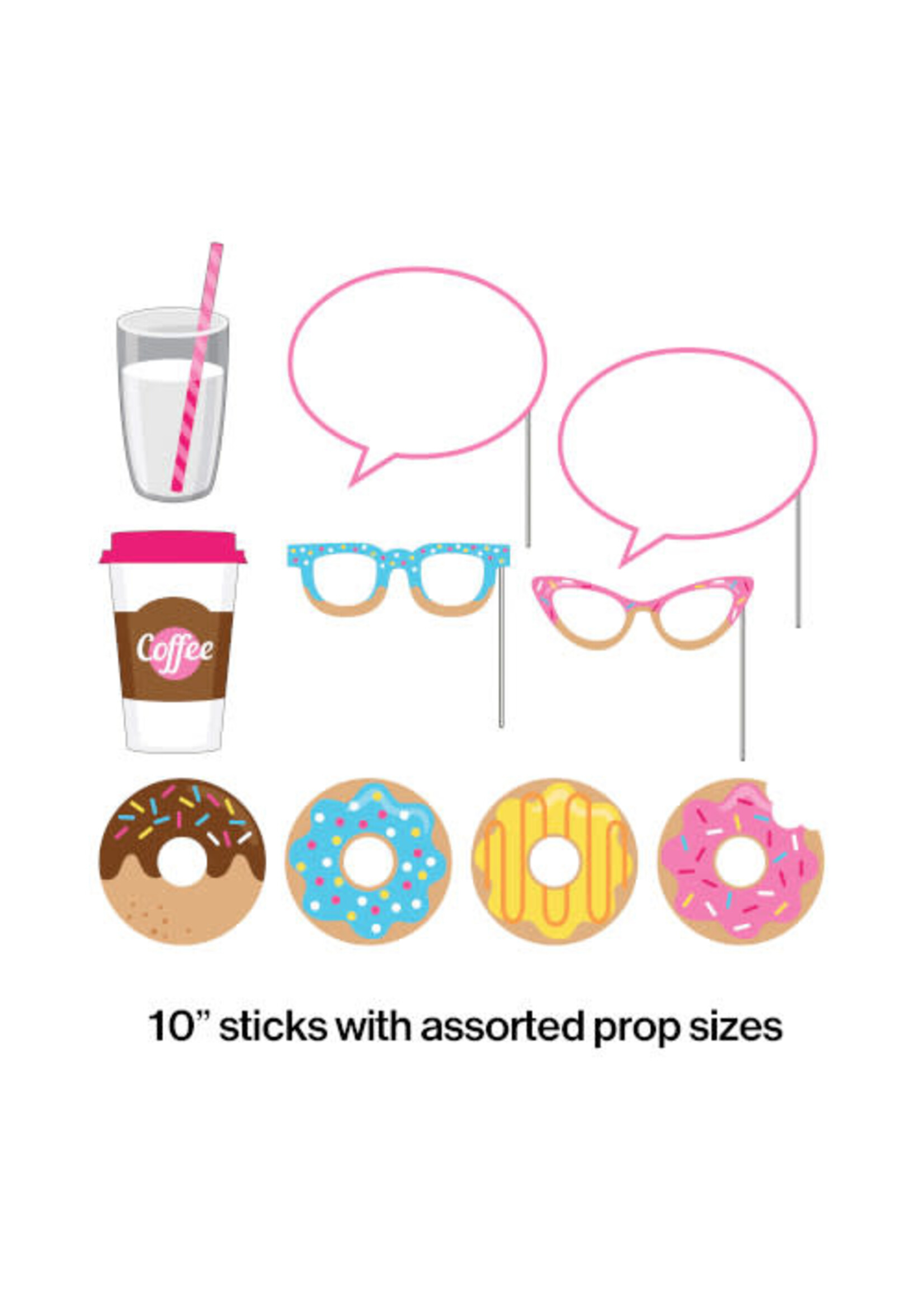 PHOTO PROPS 10CT DONUT TIME