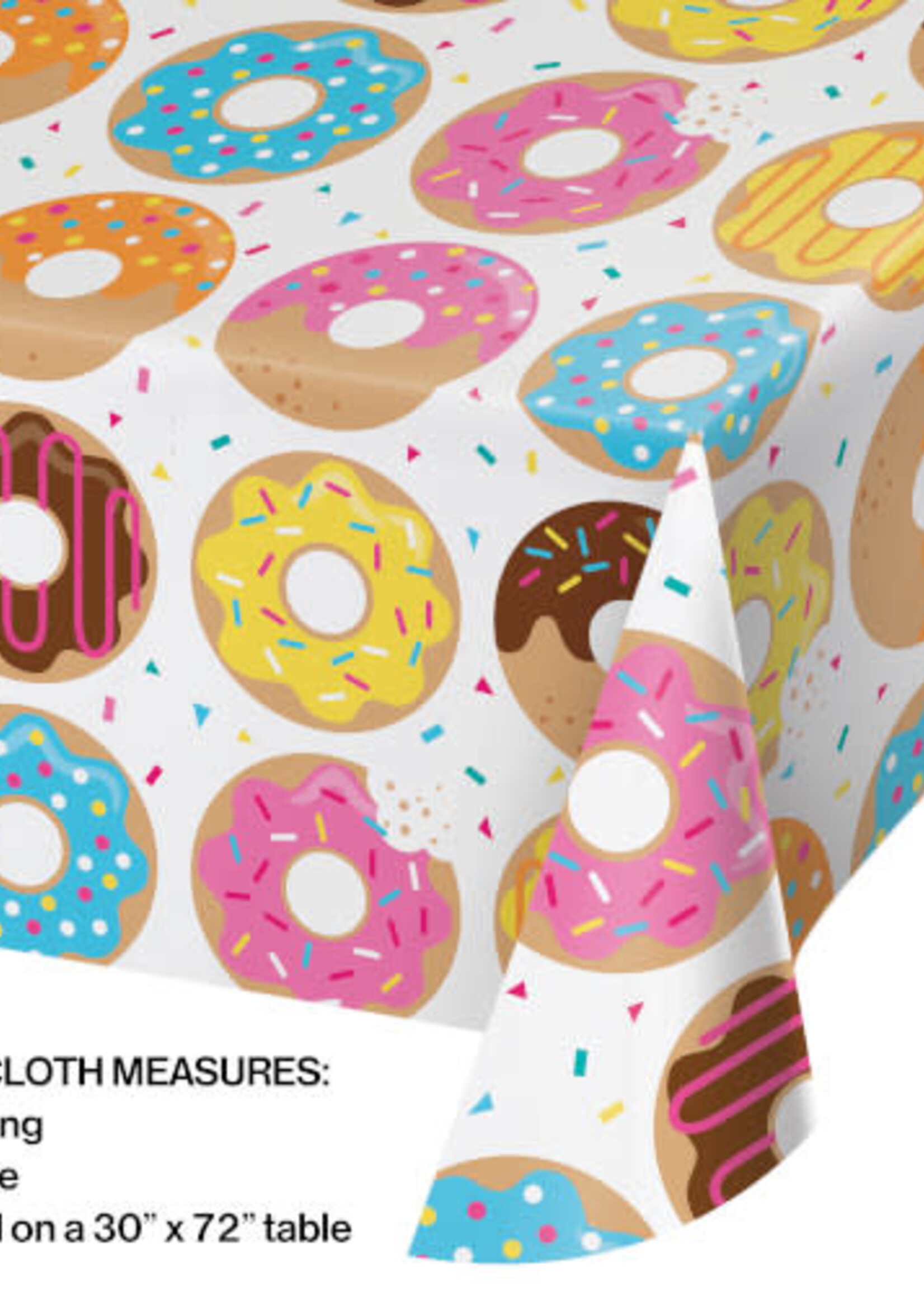 TABLE COVER 1CT 54X102 DONUT TIME