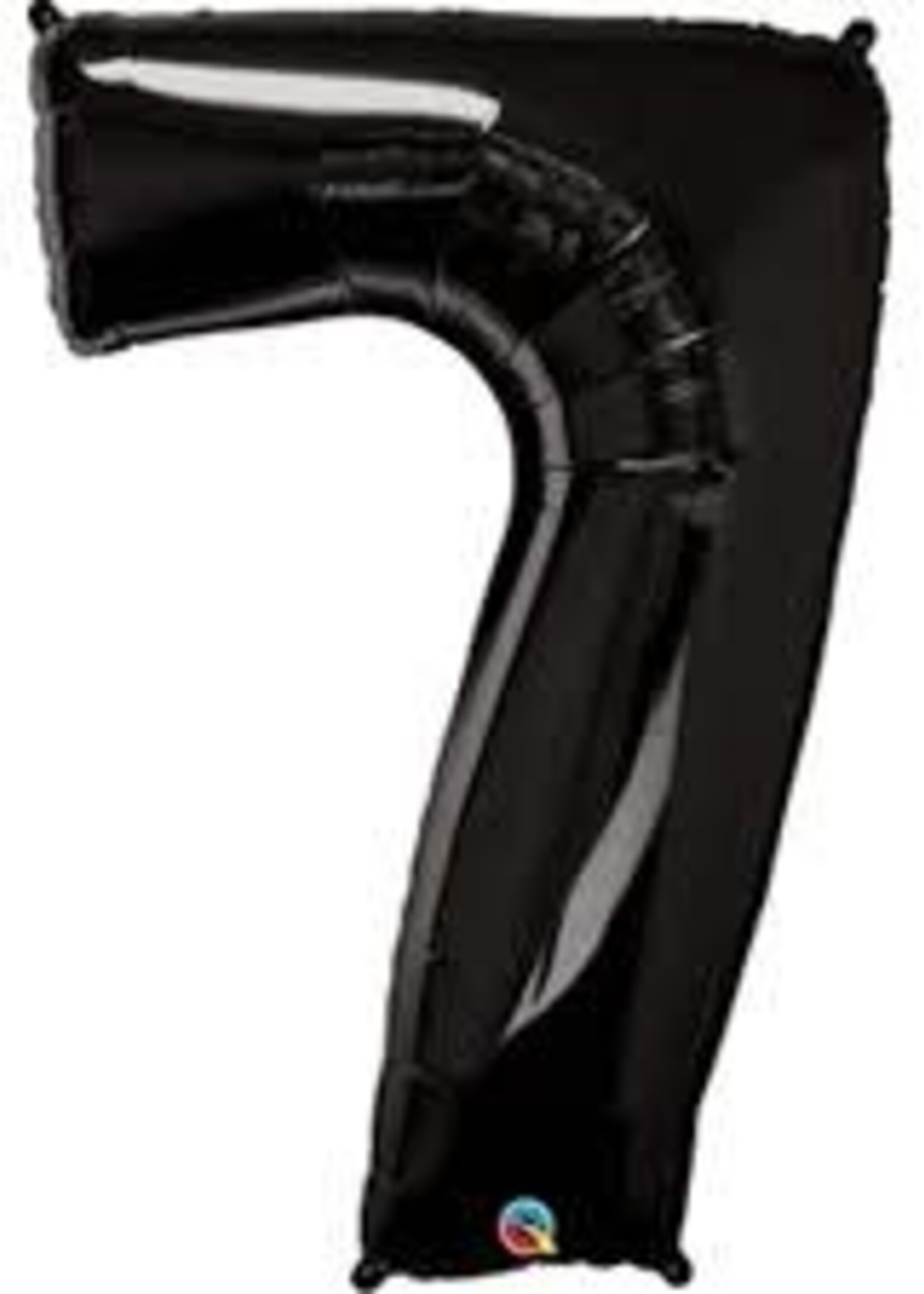 7 BLACK NUMBER BALLOON