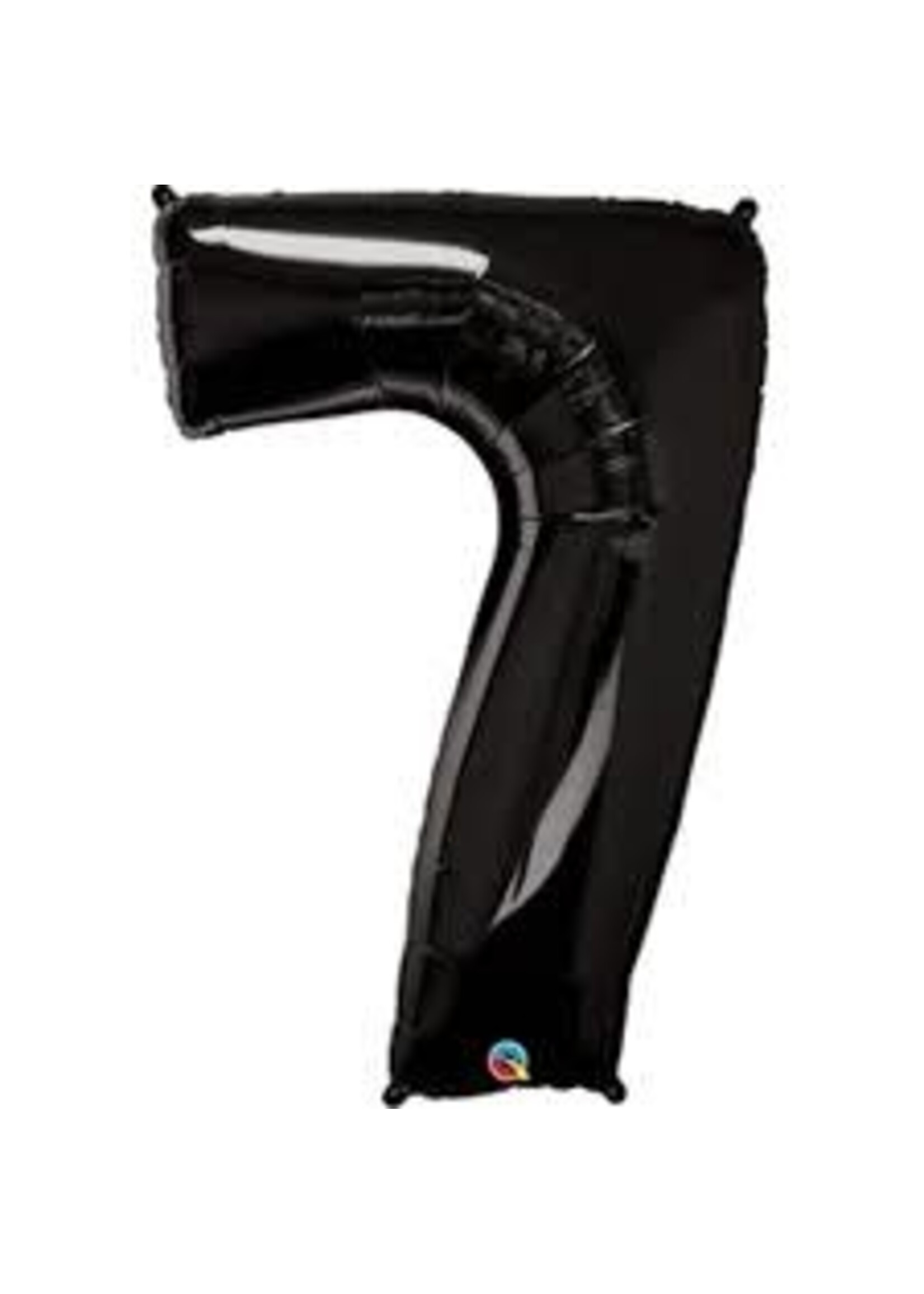 7 BLACK NUMBER BALLOON