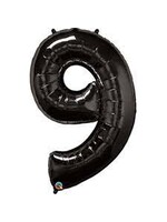 9 BLACK NUMBER BALLOON