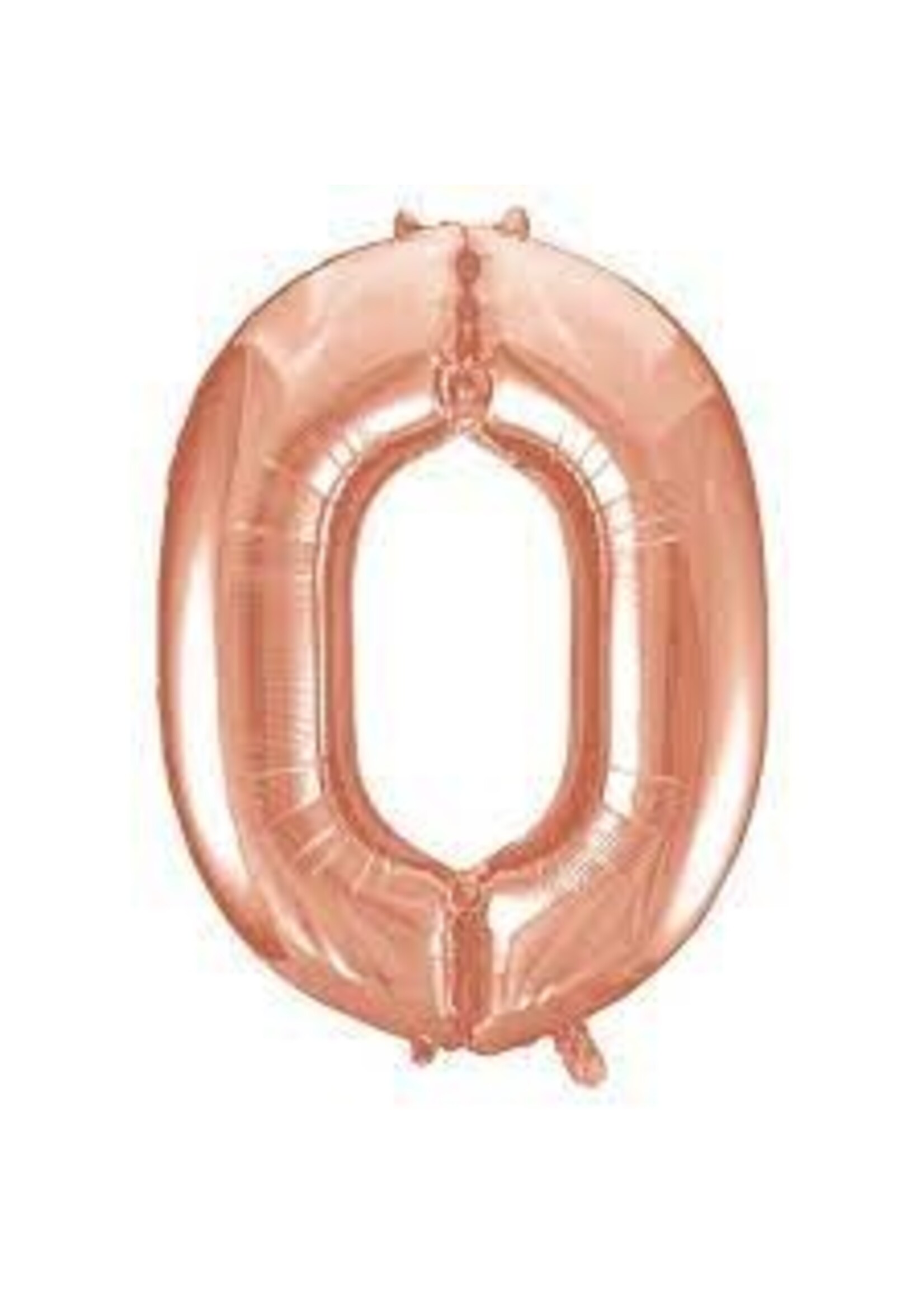 0 ROSE NUMBER BALLOON