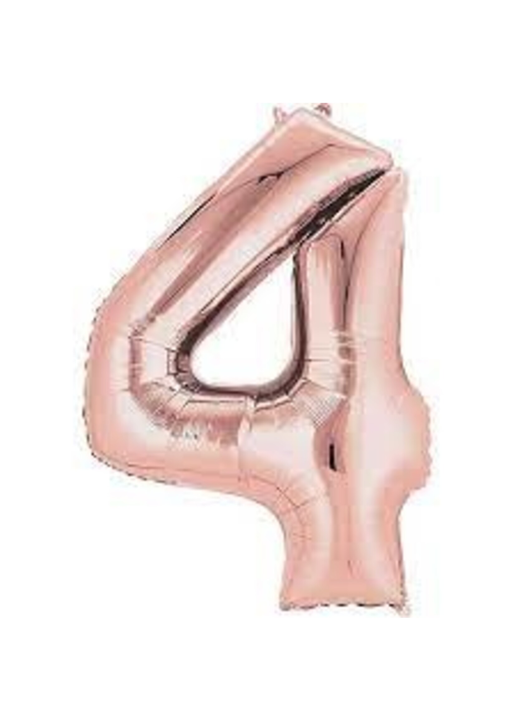 4 ROSE NUMBER BALLOON