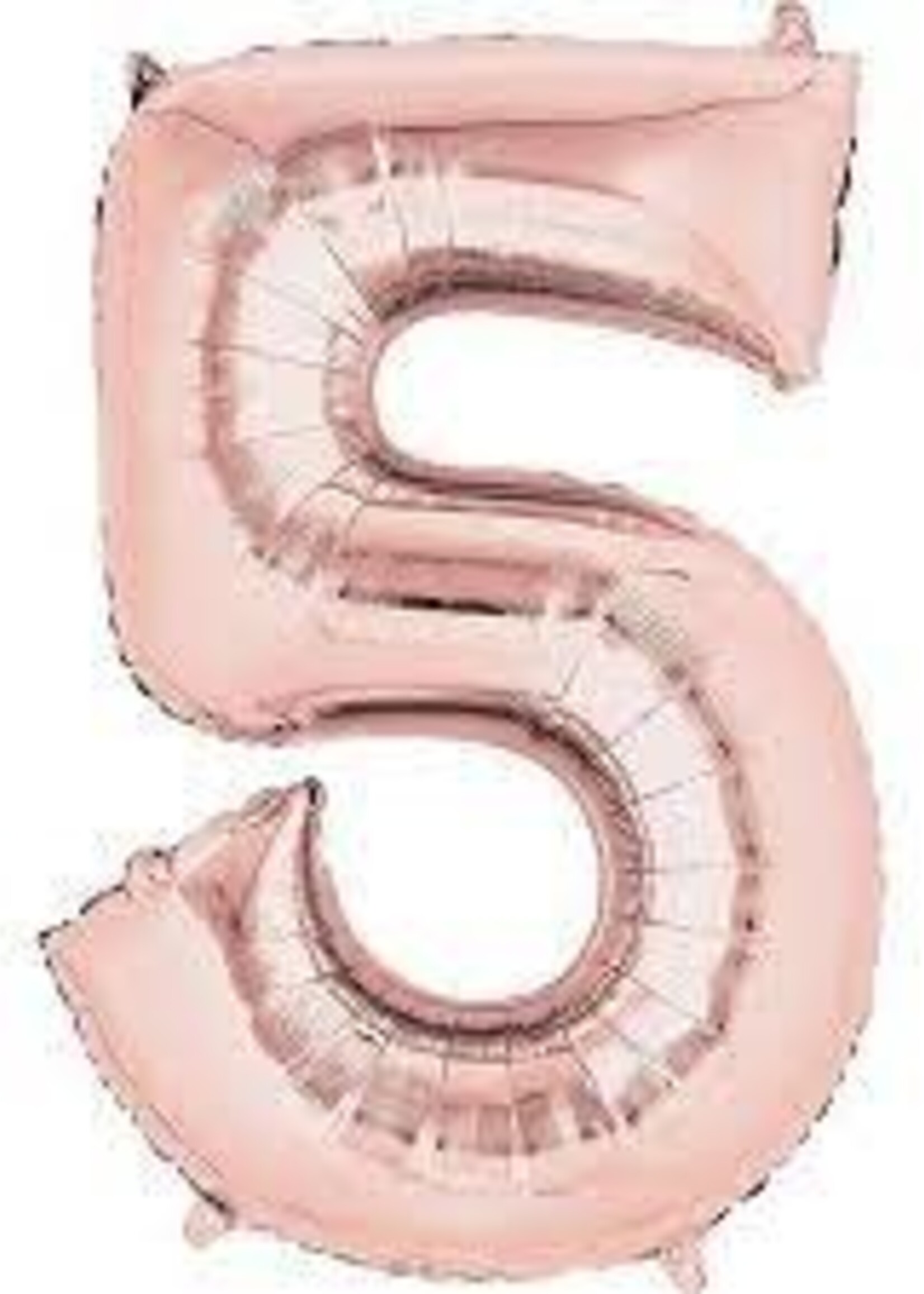 5 ROSE NUMBER BALLOON