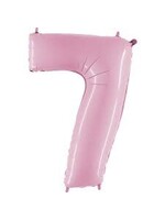 7 BABY PINK NUMBER BALLOON