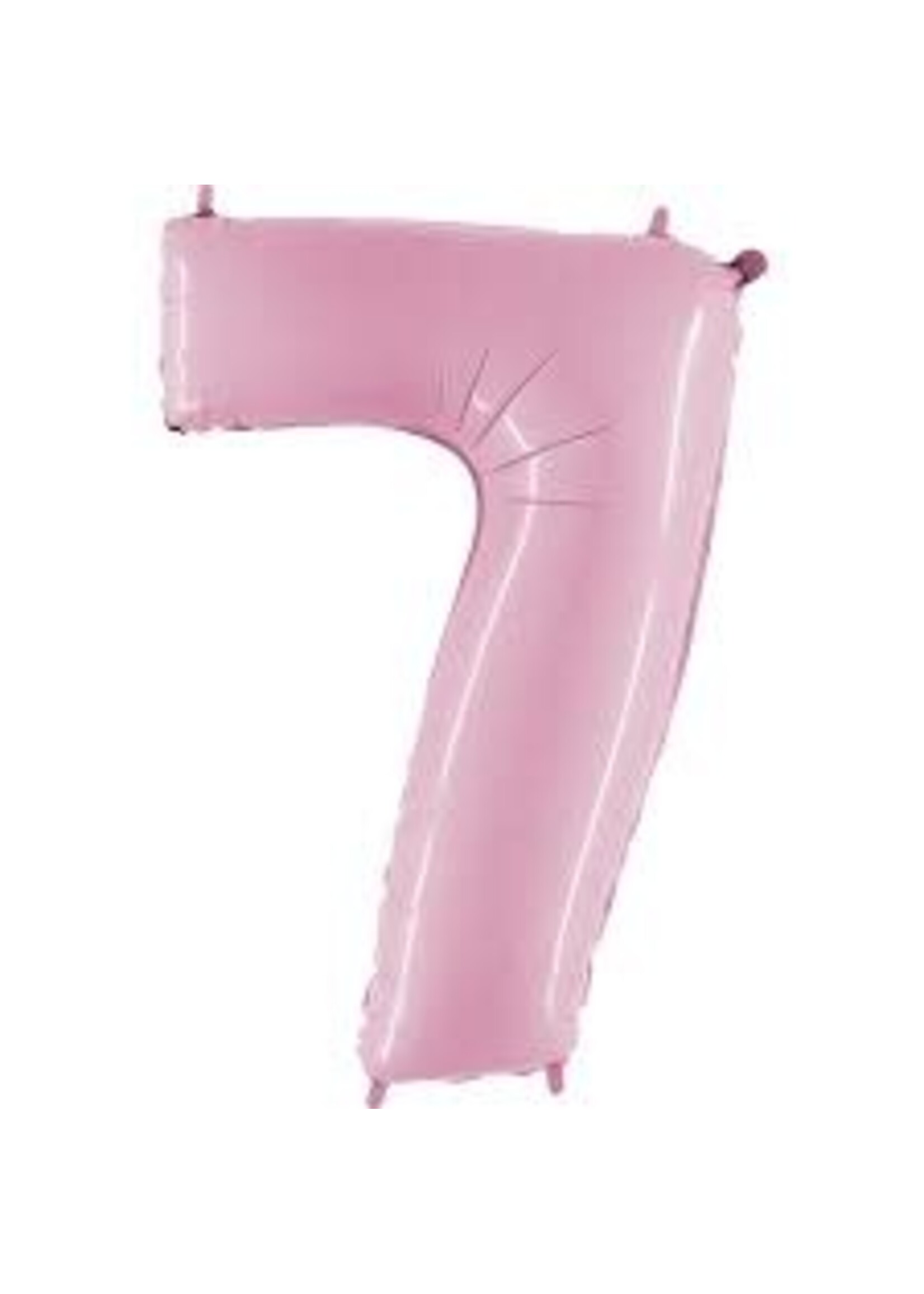 7 BABY PINK NUMBER BALLOON