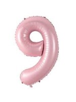 9 BABY PINK NUMBER BALLOON