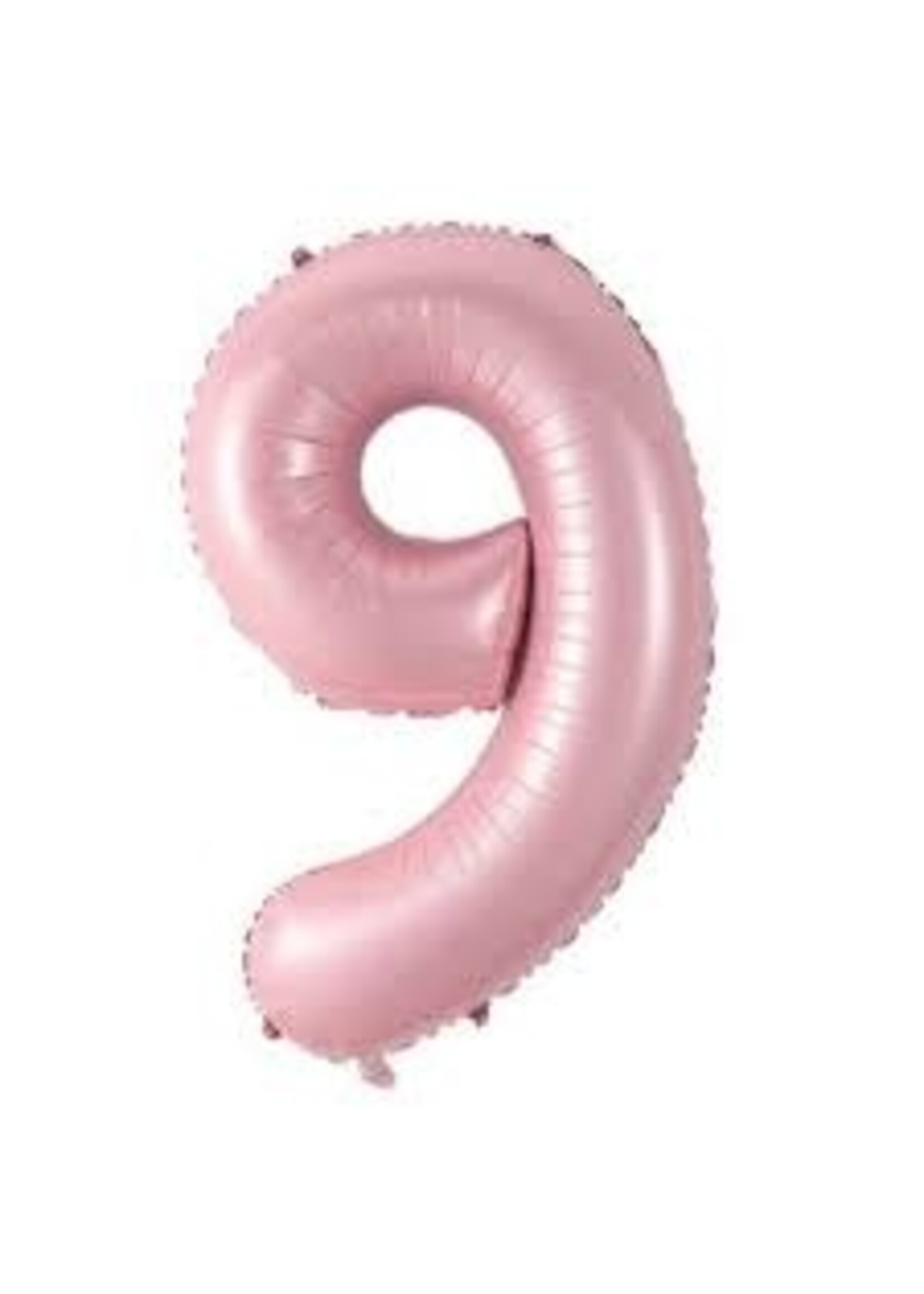 9 BABY PINK NUMBER BALLOON