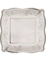 PAPER PLATE 8CT SILVER