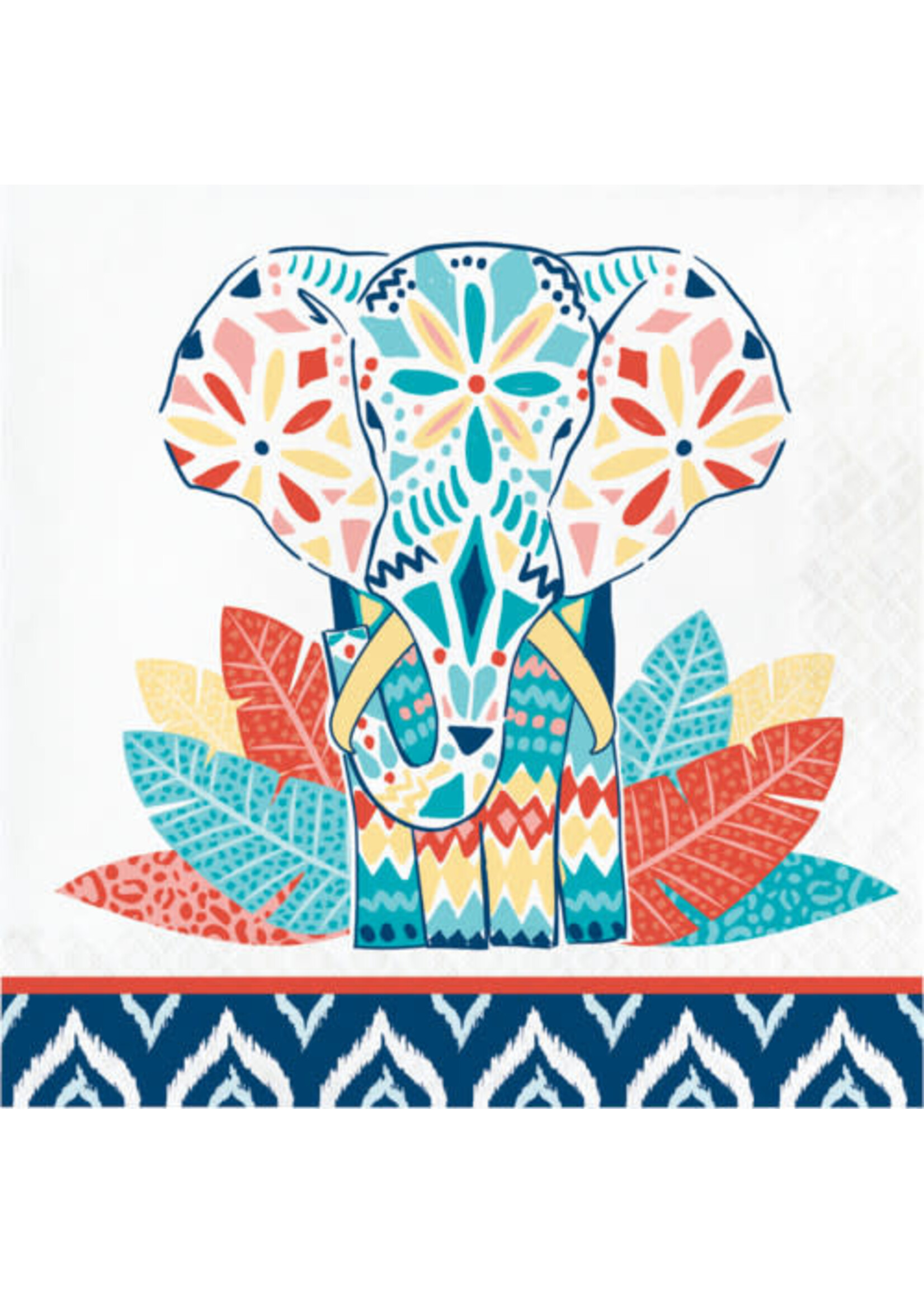 LUNCH NAPKINS 16CT GLOBAL BOHO