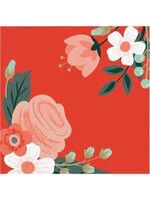 BEVERAGE NAPKINS 24CT MODERN FLORAL BOLD