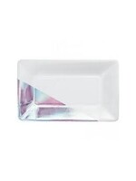 PLATE 9 RECT FOIL 8CT IRIDESCENT