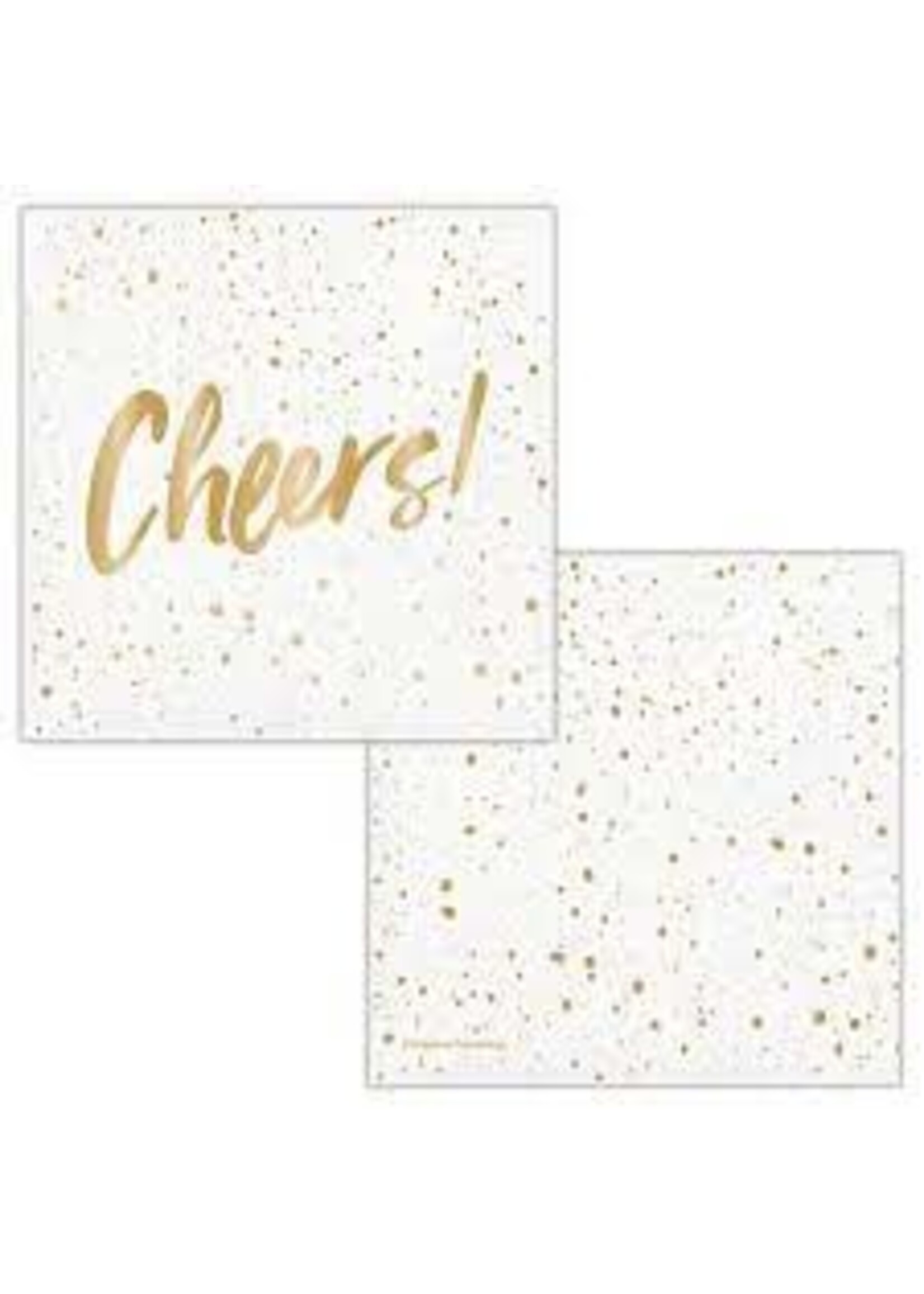 BEVERAGE NAPKIN  24CT 3P CHEERS POP