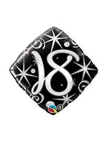 18 ELEGANT SPARKLES & SWIRLS BALLOON