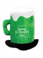 Plush St Patrick's Day Beer Mug Hat