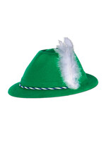 Green Velour Tyrolean Hat