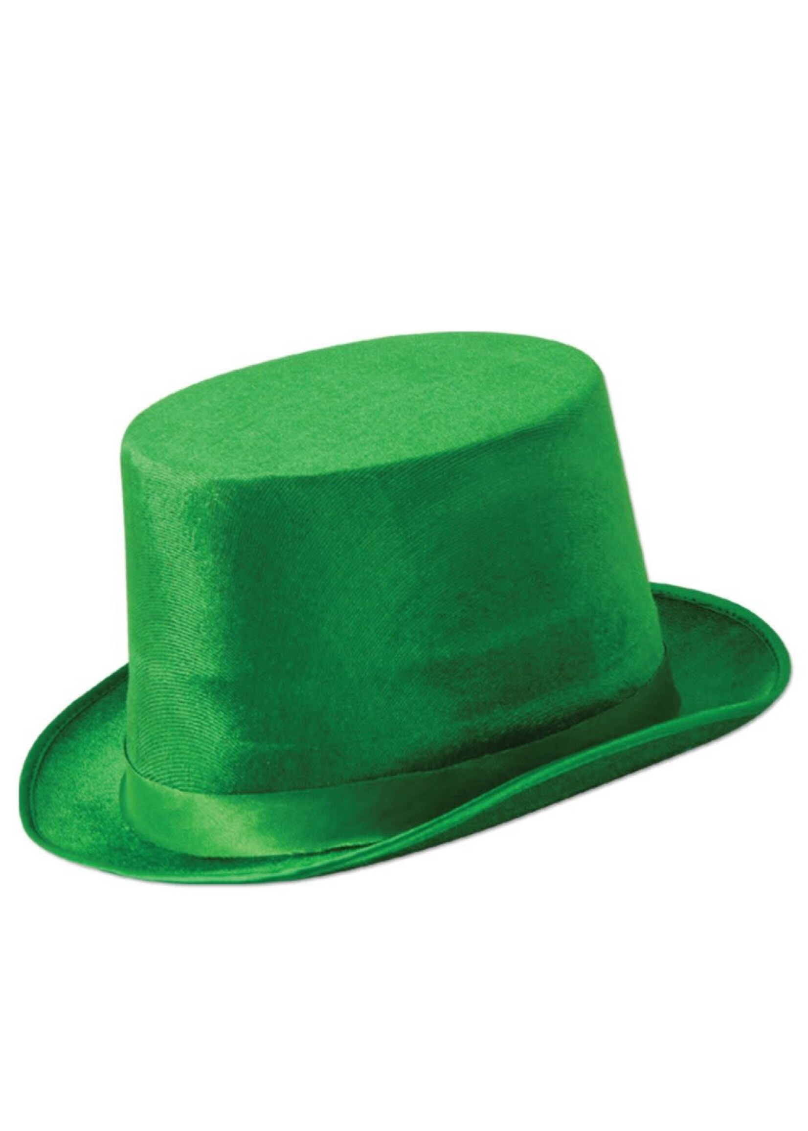Green Vel-Felt Top Hat
