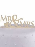 Heart with Word Love Cake Topper