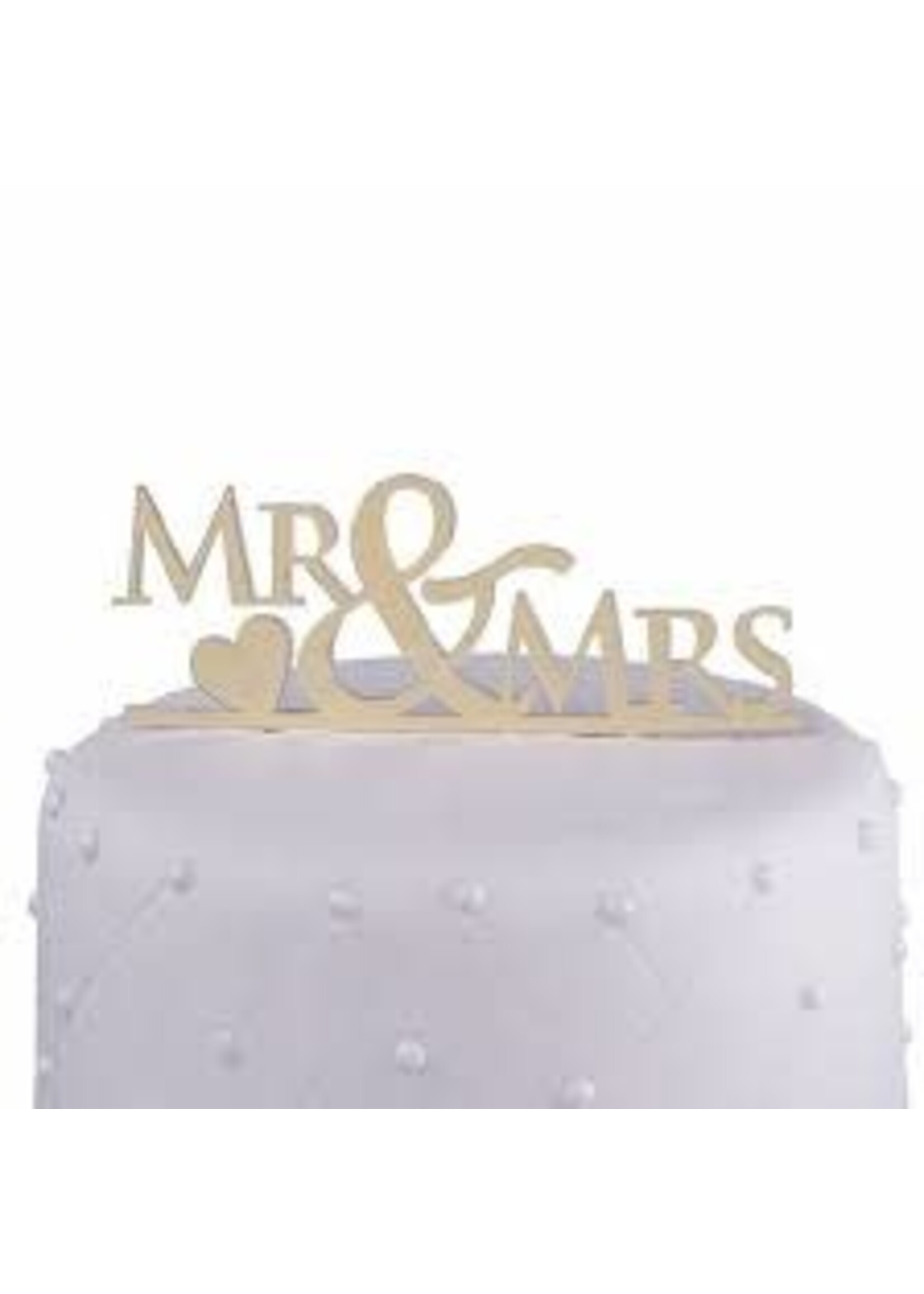 Heart with Word Love Cake Topper