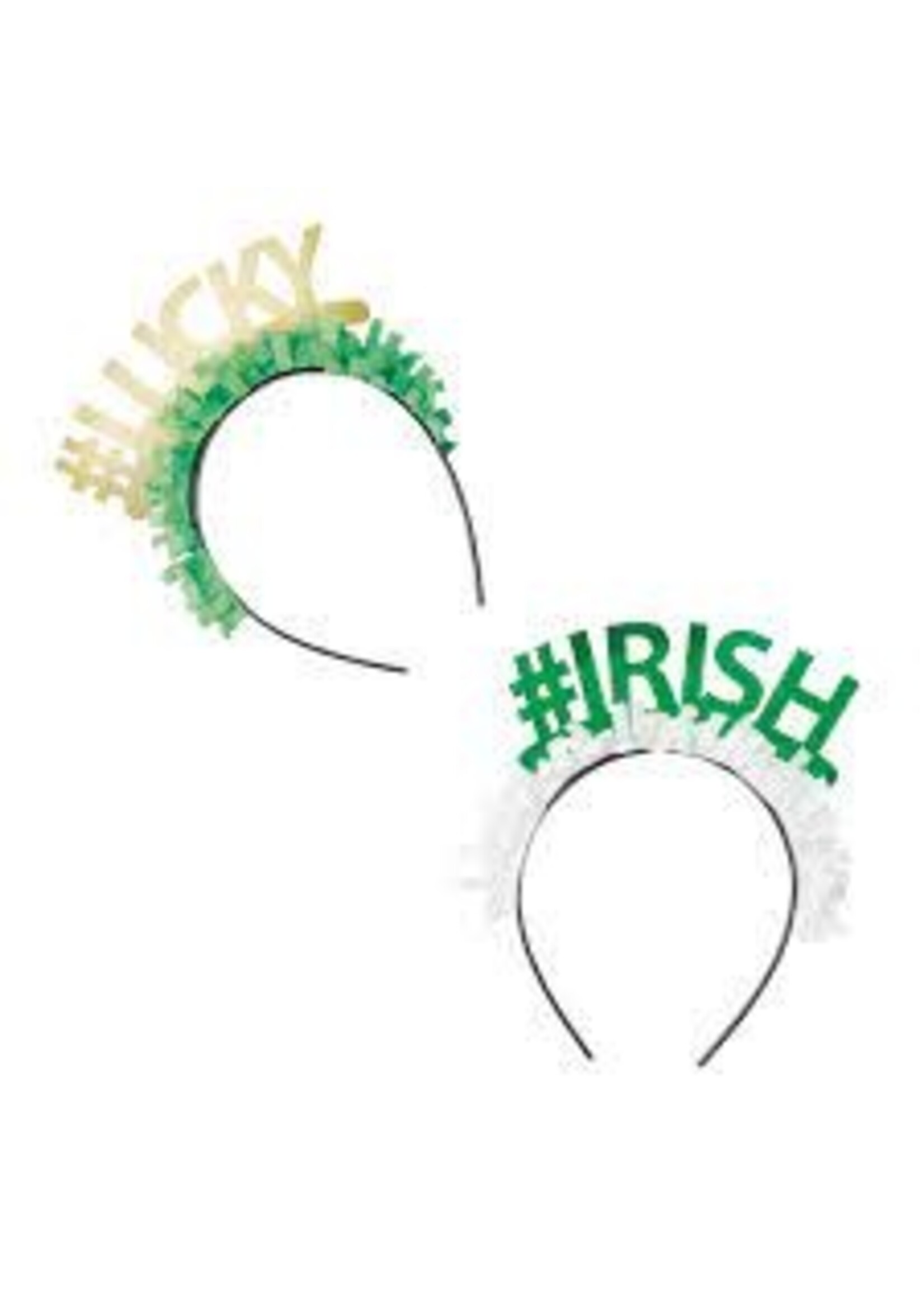 Foil St. Patrick's Day Headbands, 4ct