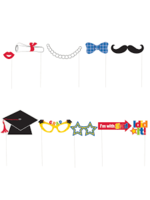 Graduation Photo Booth Props, 10ct