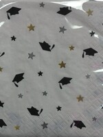 Stars & Caps Graduation Beverage Napkins, 16ct