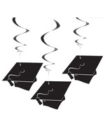 Grad Hanging Swirl Decorations, 26", 3ct