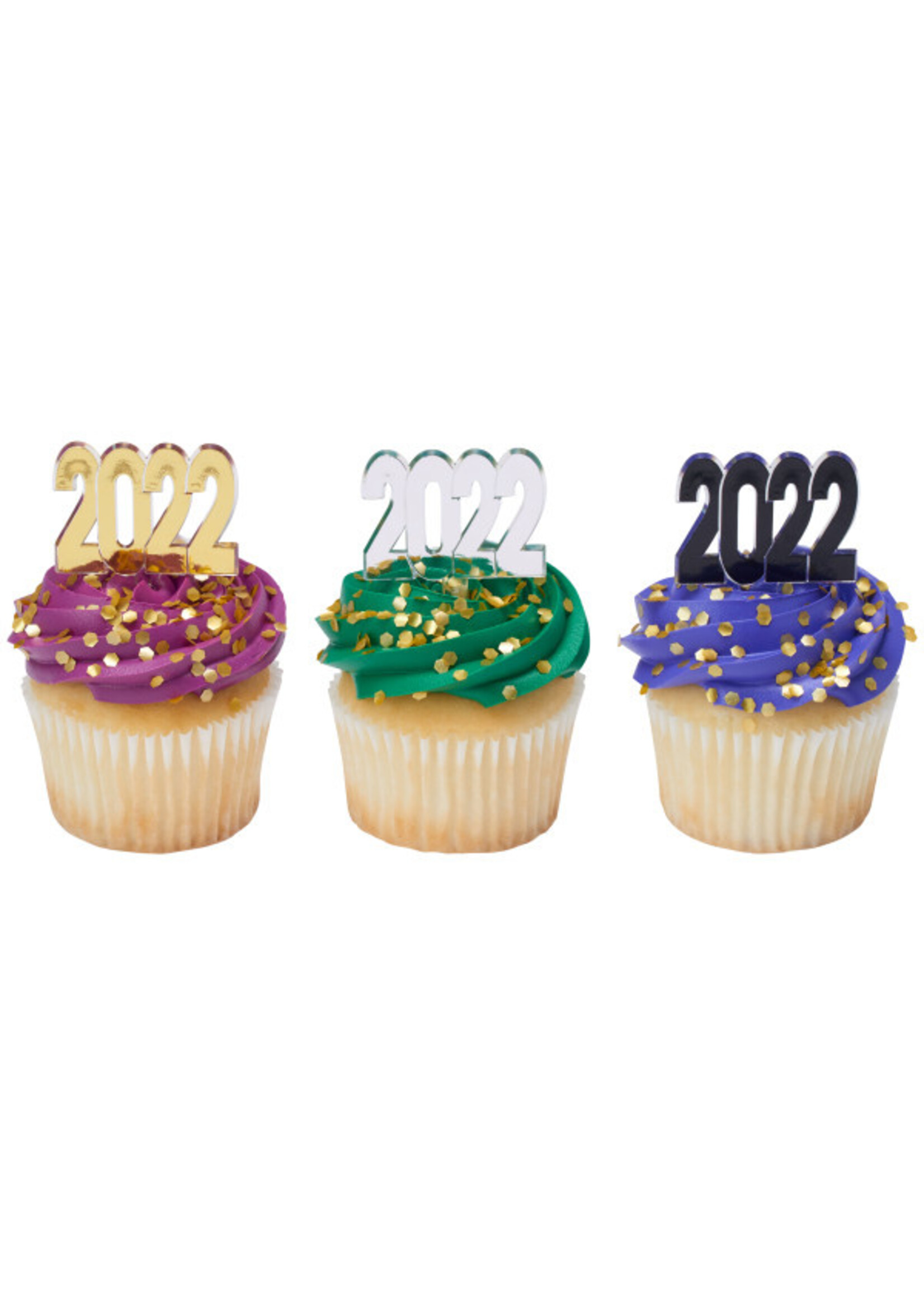2022 GRAD CAKE TOPPER 8/PKT