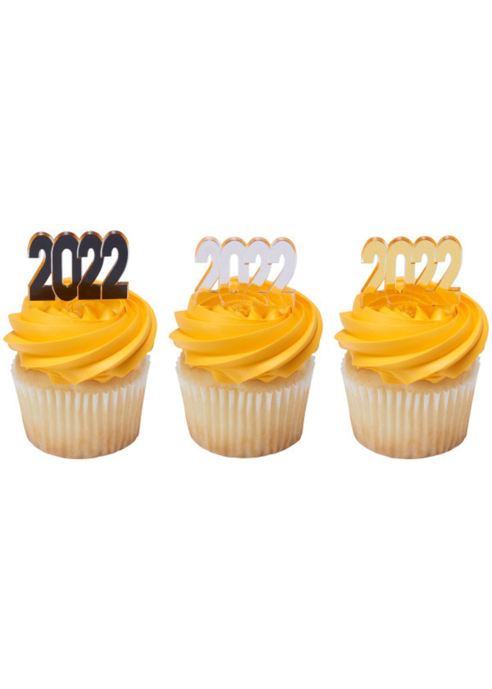 2022 GRAD CAKE TOPPER 8/PKT