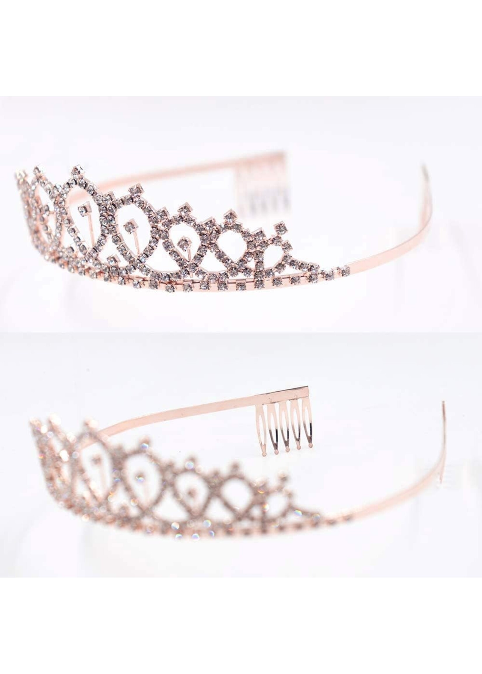 BIRTHDAY QUEEN SASH WITH TIARA ROSE