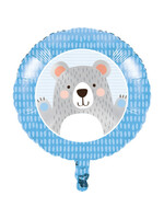 FOIL BALLOON  18" 1ST BDAY BEAR