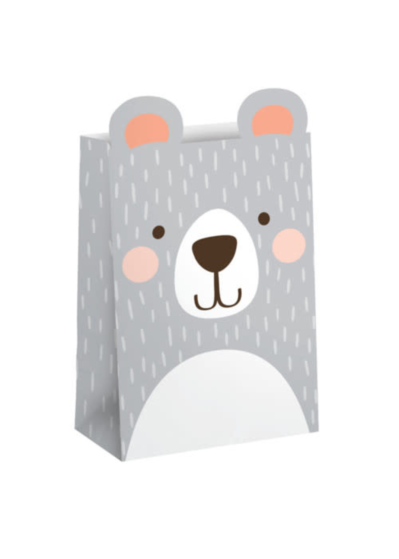 BAG TREAT 8CT 1ST BDAY BEAR