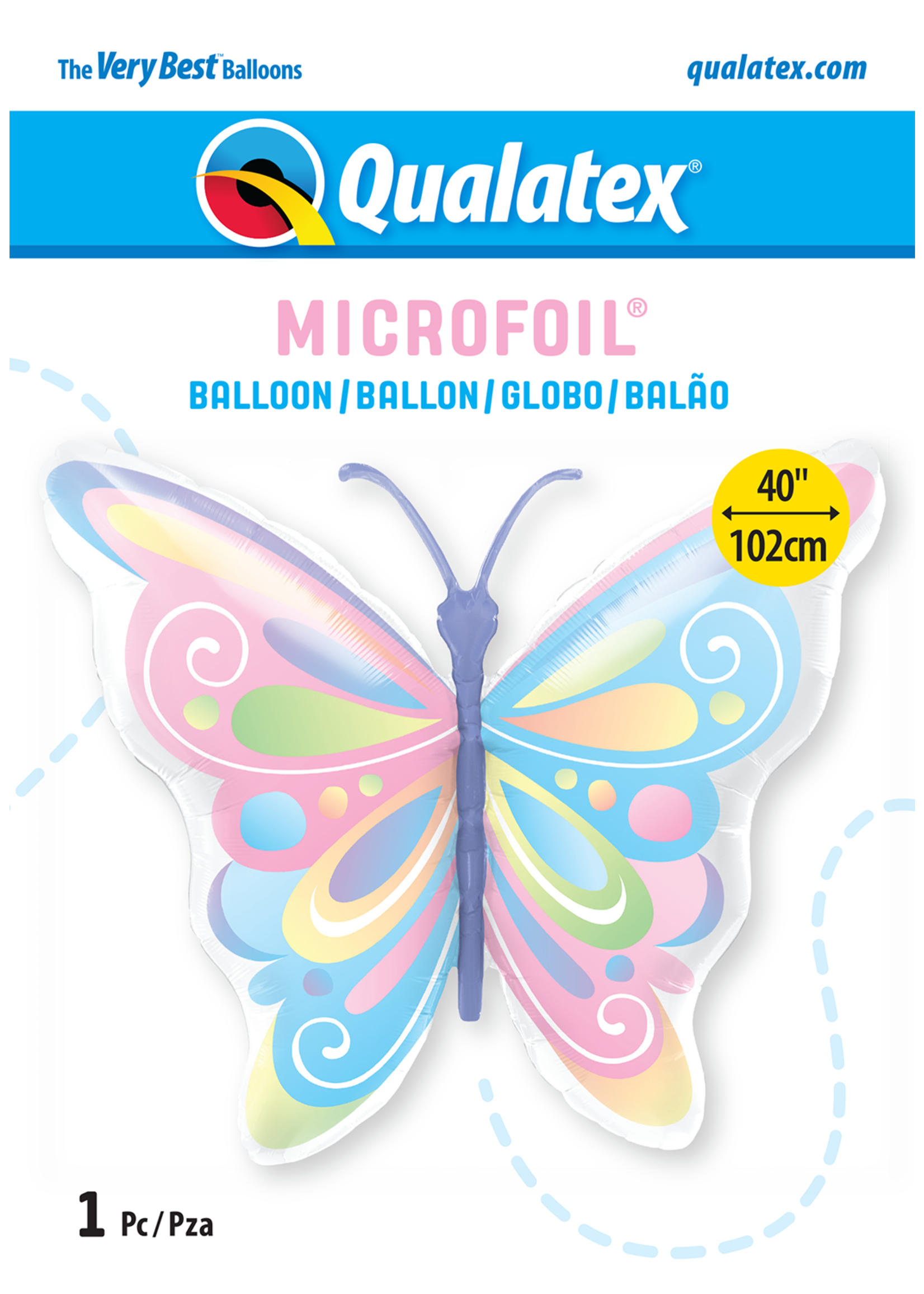 BEAUTIFUL BUTTERFLY 40" BALLOON