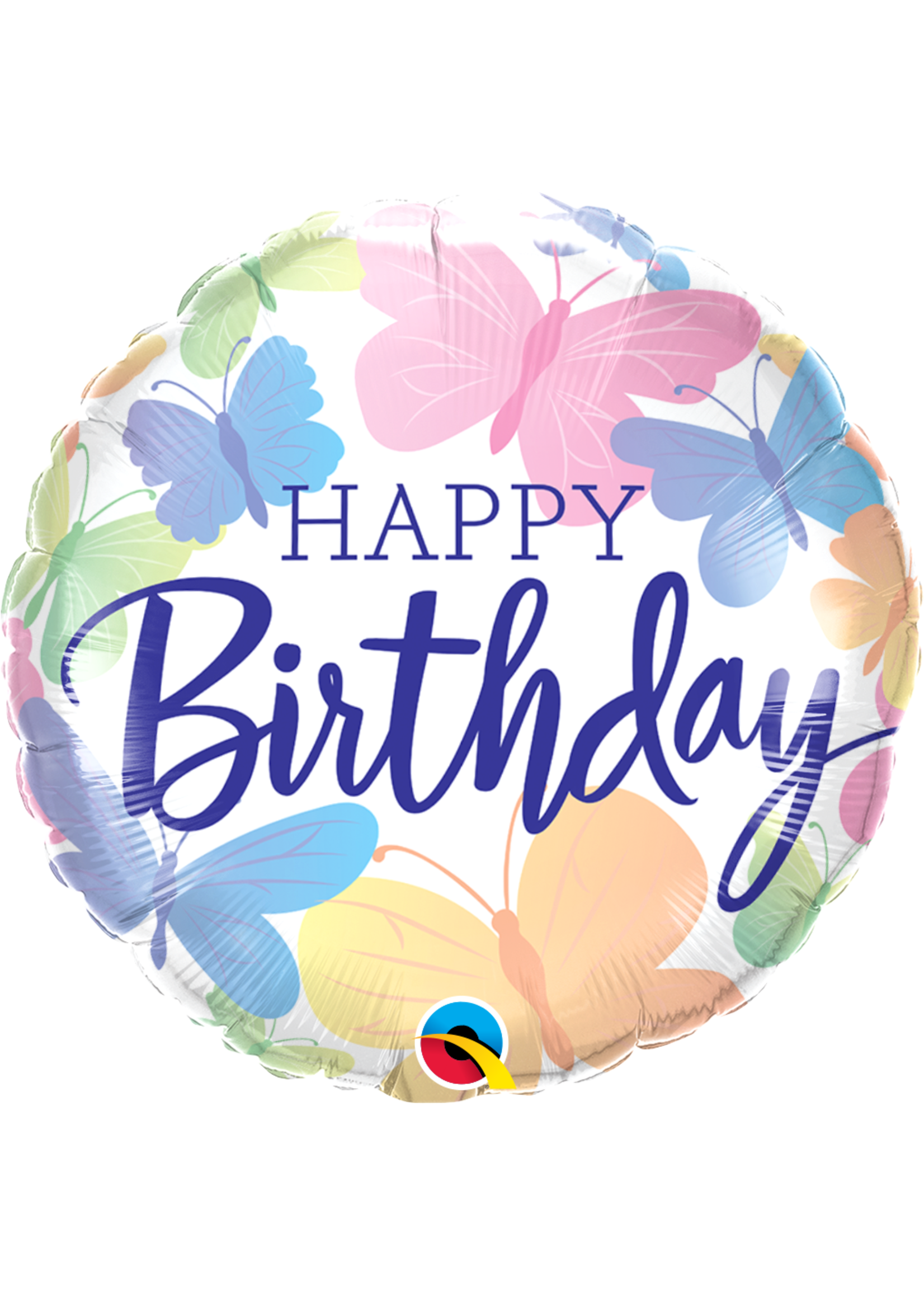 BDAY BEAUTIFUL BUTTERFLIES FOIL BALLOON