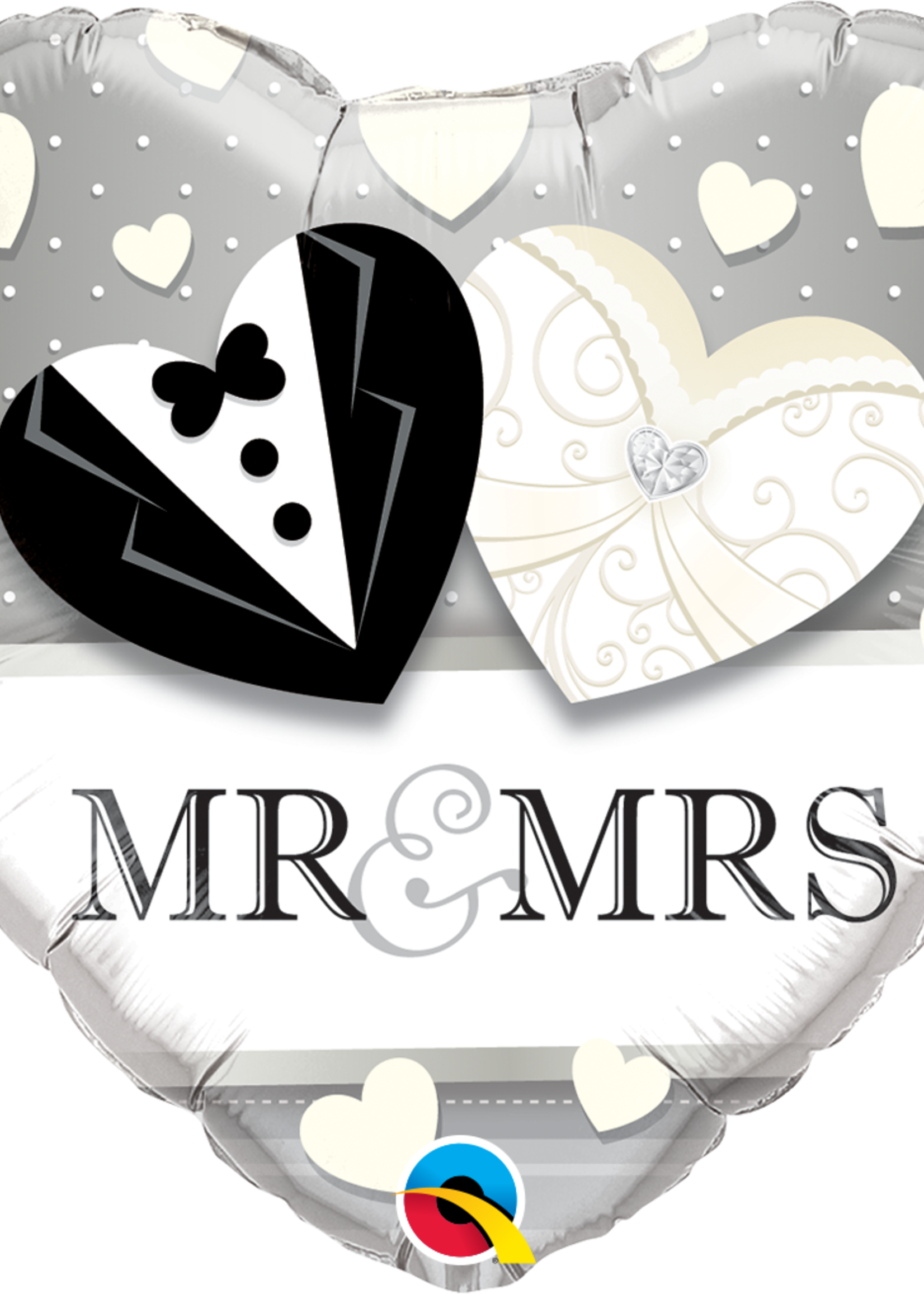 18 INCH MR. & MRS. WEDDING BALLOON