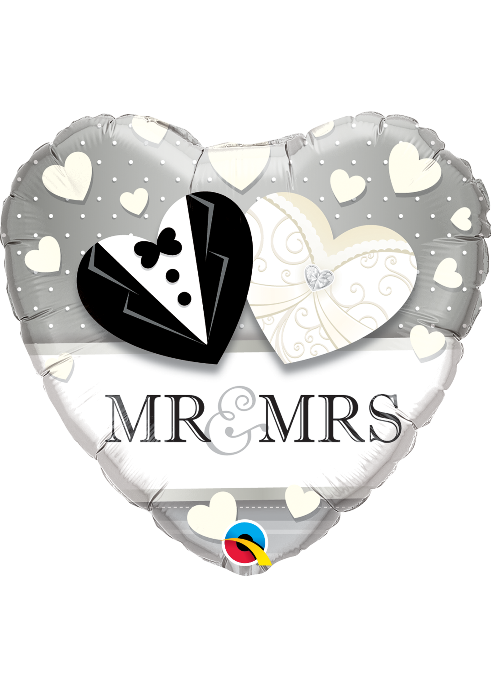 18 INCH MR. & MRS. WEDDING BALLOON