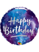 BDAY GALAXY 18" BALLOON