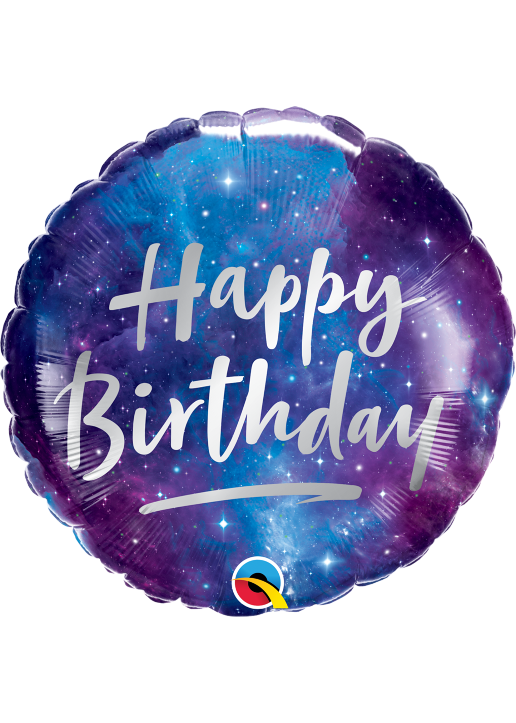 BDAY GALAXY 18" BALLOON