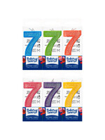 7 Mini Glitter Numeral Candles