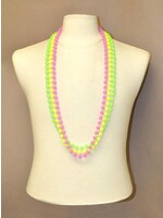 42" 12MM Glow In The Dark Mardi Gras Beads ­3/PKY