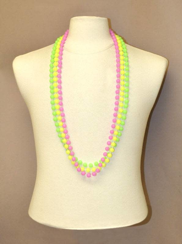 Glow Mardi Gras Bead Necklaces