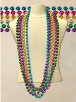 48" inch 16mm Assorted Metallic Beads ­