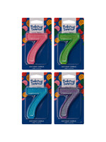 7 Glitter Numeral Candles