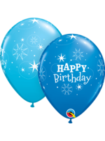 11 INCH BDAY SPARKLE 50CT LATEX BALLOON