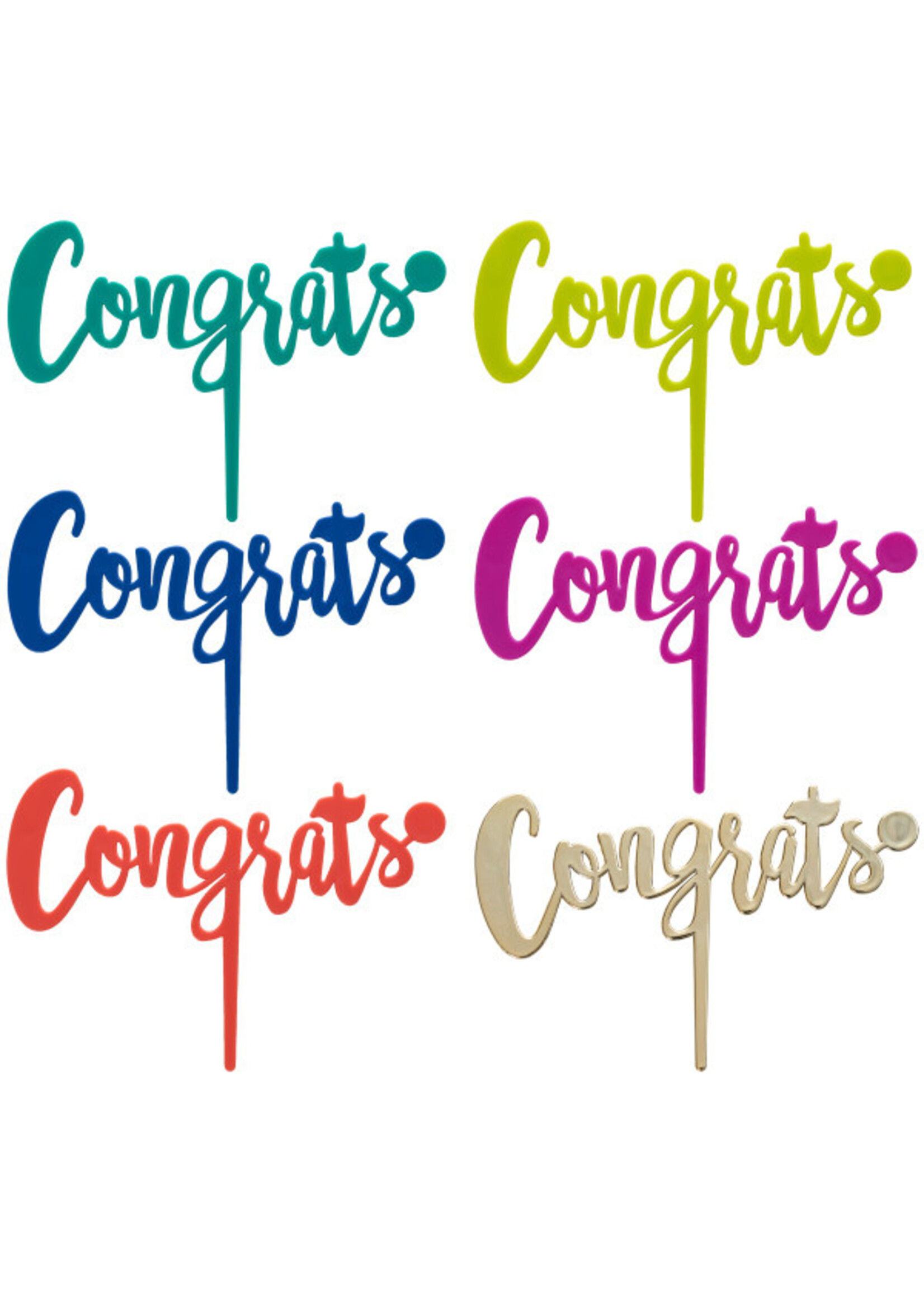 Congrats Assortment Candle Holder