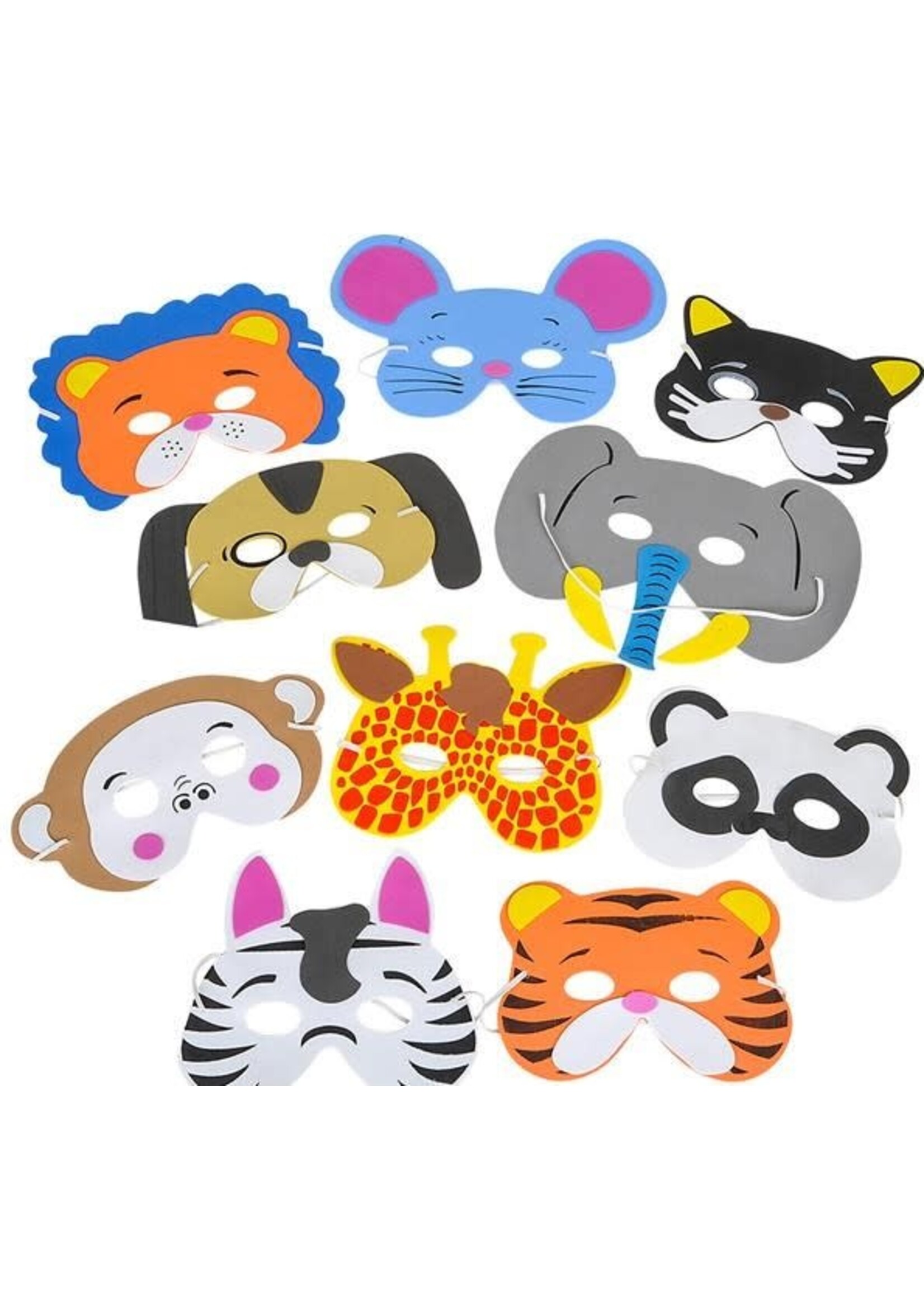   FOAM ANIMAL MASKS