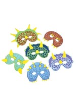 7.5" DINOSAUR FOAM MASKS